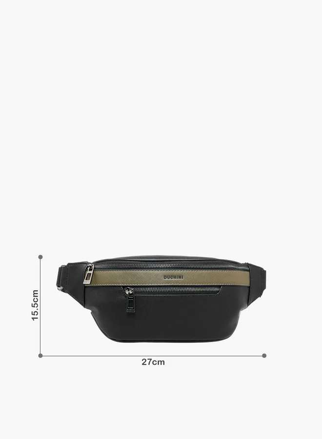 دوتشيني Men Panelled Waist Bag